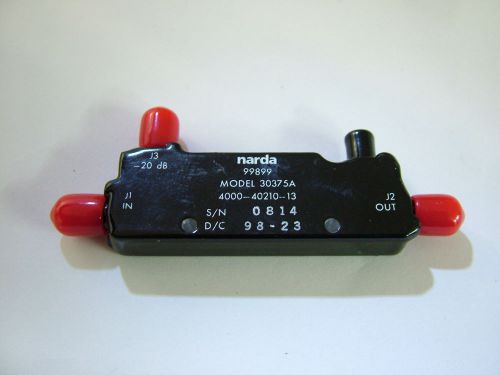 Directional coupler  2 - 18ghz 20db  sma  narda  30357a for sale