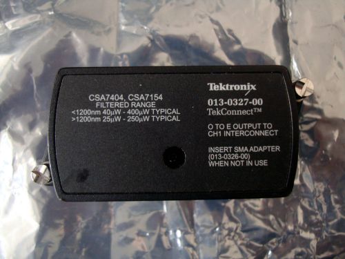 Used Tektronix 013-0327-00 TekConnect O to E Output to CH1 Interconnect Adapter