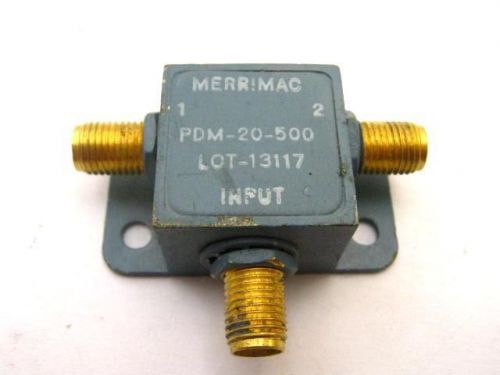 Merrimac 2-way microwave rf power divider 5 - 1000 mhz  2w  sma tested for sale