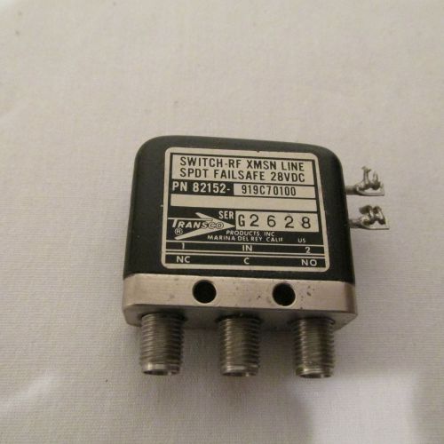 DYNATECH D1-413B3 SPDT  MICROWAVE SWITCH, 24VDC,DC-18GHZ, SMA(F)