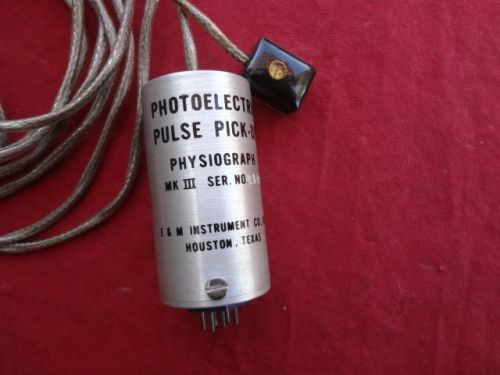 Photoelectric Pulse Pick-up, E &amp; M Instrument Company---SEE PICS BELOW