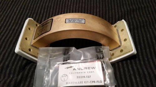 Andrew waveguide wr137 e-bend rigid part no 55402-137-3 dent tuned for sale