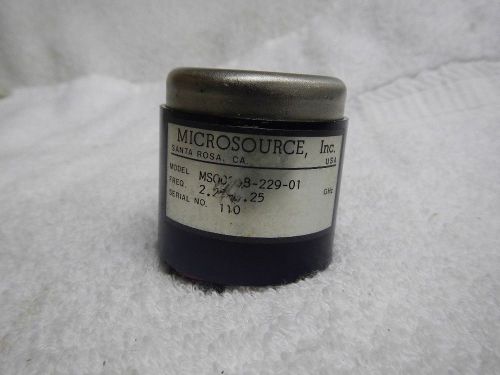 Microsource yig oscillator 2.25-8.25 ghz for sale