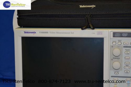 TEKTRONIX VM6000A AUTOMATED VIDEO MEASUREMENT SET