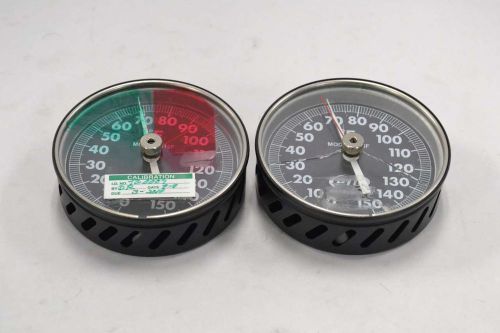 LOT 2 PTC INSTRUMENTS 815F BIMETAL THERMOMETER TEMPERATURE GAUGE 0-150F B337140