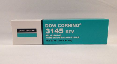 Dow Corning RTV-3145 Clear Silicone Adhesive - 3 oz Tube (New, Fresh Stock)