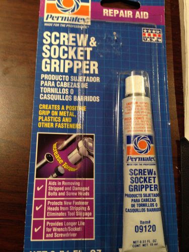 Screw &amp; socket adhesive gripper by permatex for sale