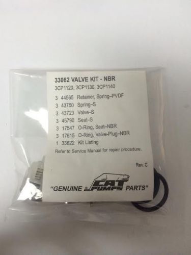 Cat pump 33062 valve kit- nbr for sale