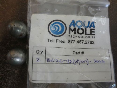 AQUA MOLE WATER PRESSURE JETTING NOZZLE 3/8&#034; BN12C-1/3(10/O17)-3022