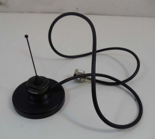 Used MAXRAD Two-Way Radio Antenna, Black, Magnetic