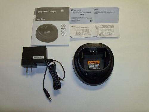 Motorola CP200 Rapid Charger with Plug Kit WPLN4138AR CP150 PR400 Portable Radio