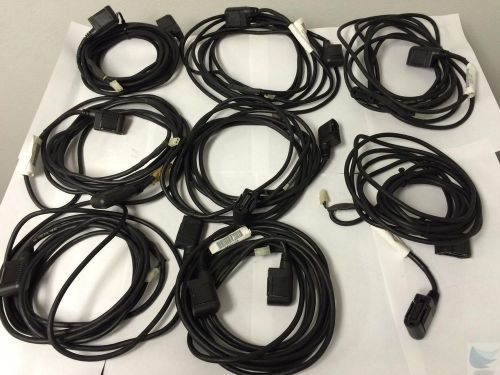 Lot of 8 used motorola hkn6112b mcs2000 radio remote cables for sale