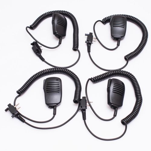 4 pcs Shoulder Speaker Microphone for ICOM IC-F3 F4 F4TR F3G F3GS F3GT F4G F4GS