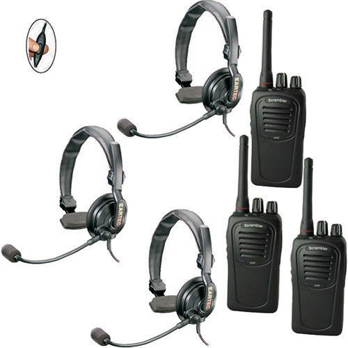 SC-1000 Radio  Eartec 3-User Two-Way Radio Slimline Single Inline SSSC3000IL