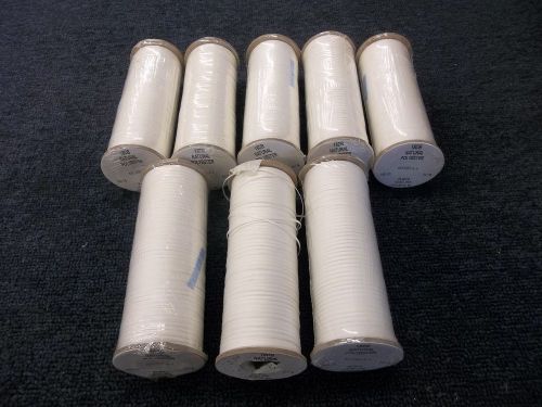 8 ROLLS GUDEBROD POLYESTER BRAIDED LACING TAPE 500 YARDS ELECTRICAL WIRE TIE NEW
