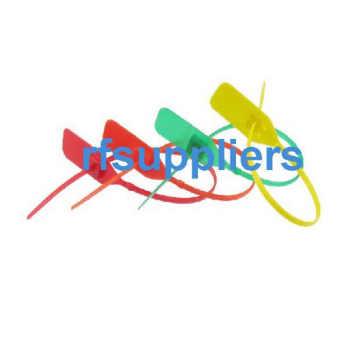 20x colorized High quality Plastic pull tight security seal for containers 6*380