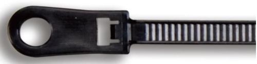 3M CT8BK50S-C 50 lb Plenom Rated Screw Mount Cable Tie 8&#034; Length 100 Qty Black