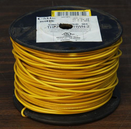 ~450&#039; cme wire cable rohs 12 awg solid thhn/thwn 600v, vw-1 for appliances for sale