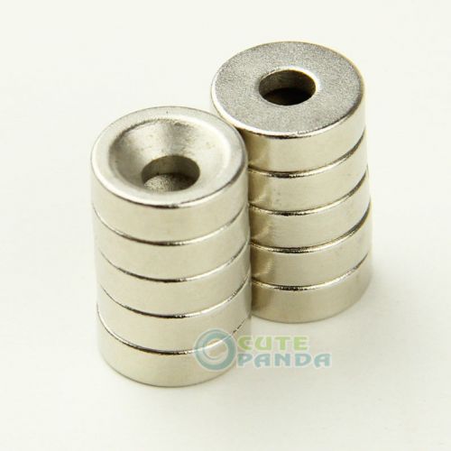 10pc d:12mm x 4mm hole:4mm super strong rare earth neo neodymium disc magnet n35 for sale