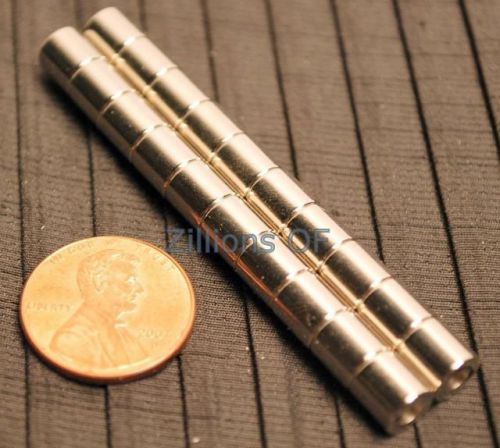20 neodymium ring magnets 1/4 x 1/8 x1/4 rare earth n42 for sale