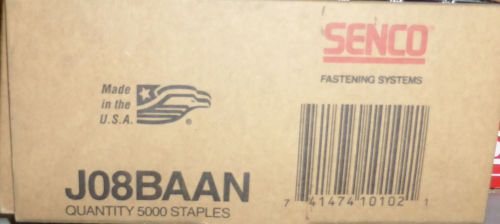 Senco j08baan staples 1&#034; leg x 7/16&#034; crown 18 ga for f75 stapler genuine senco for sale