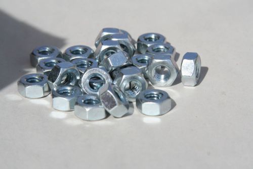 5 PIECES   7/8-9  STAINLESS STEEL FINISHED HEX NUTS