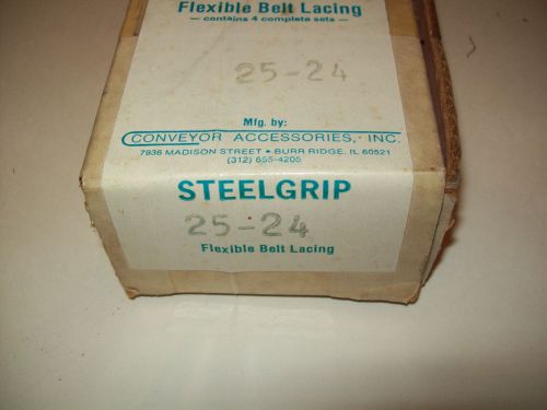 Steelgrip flexco flexible steel belt lacing # 25-24 24 inches for sale