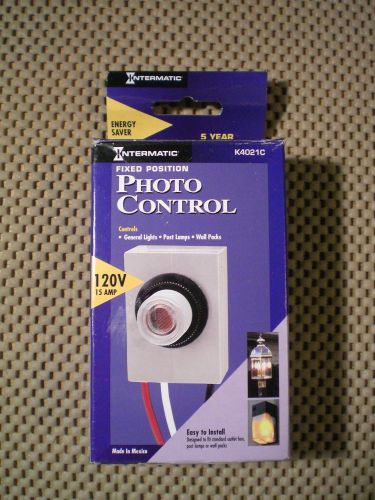 Intermatic k4321c 120-volt fixed position photo control for sale