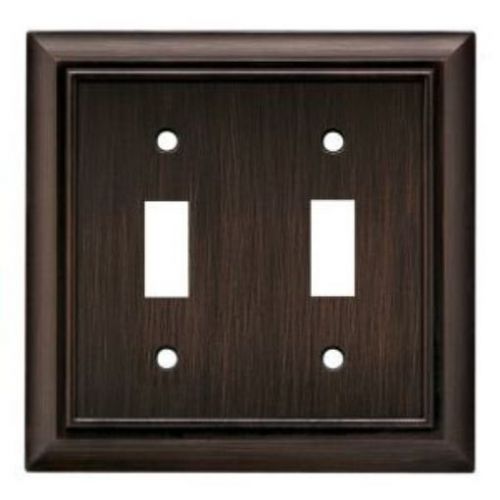 Brainerd 64239 architectural double switch wall plate / switch plate / cover for sale