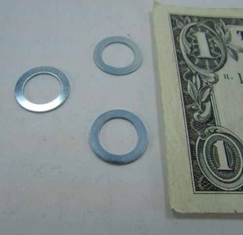 Lot 100 Steel Flat Thin Shim Washers .586&#034; x .400&#034; x .023&#034; Tiger Switch Spacer