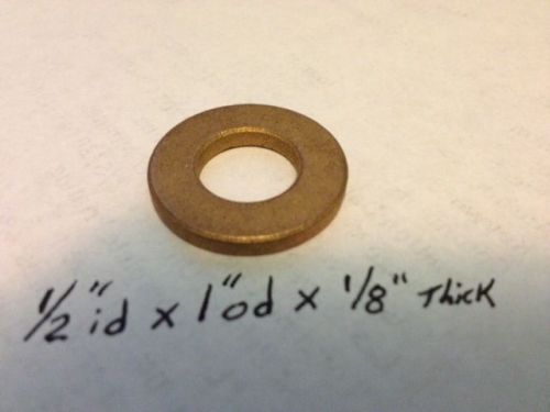 Oilite thrust washer bronze new 1/2 id bushing brass bearing bush sleeve spacer for sale