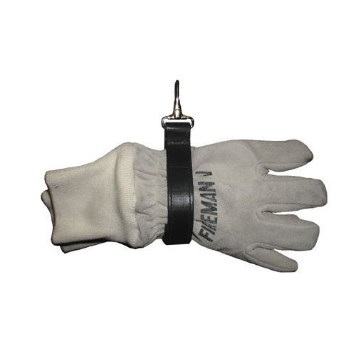 Boston Leather 9125 5 Black Ballistic Weave Nylon Firemans Glove Holder Strap