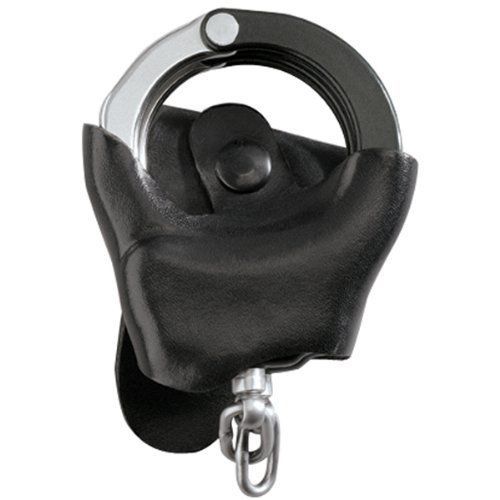 Asp 56134 investigator leather handcuff case, for chain cuffs (black) new for sale