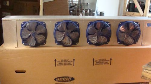 New bohn electric defrost 4 fan evaporator 460 volt single phase psc motors for sale