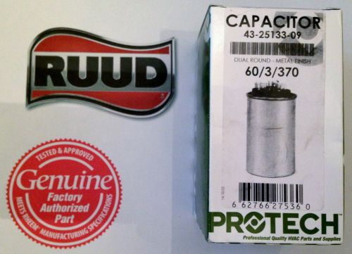 Rheem ruud weather king capacitor 60/3 370 43-23204-31 for sale