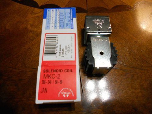 SPORLAN JAN MKC-2 Solenoid Coil 208-240 VAC New In Box!!!
