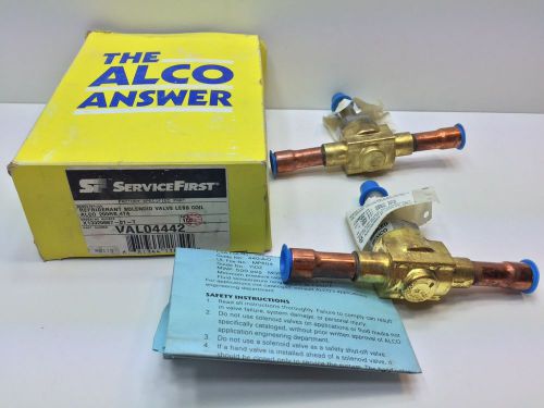 (2) new! alco controls refrigerant solenoid valves 200rb4t4 val04442 for sale