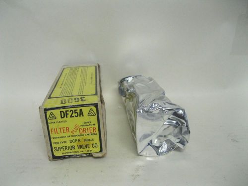 Filter Plus Drier Superior Valve Model No: DF25A for type 2CA Shells NEW!