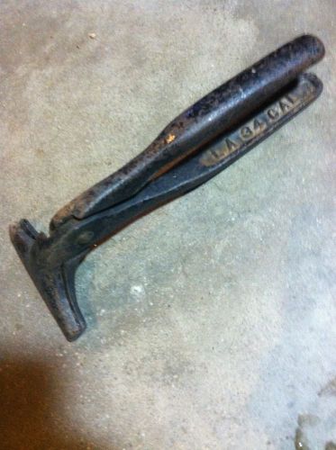 Vintage roesch tool products  hand tinning tinner seamer sheet metal crimper for sale