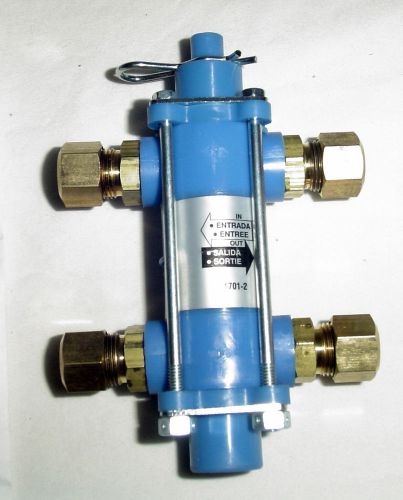 Hankison 3/8&#034; tube x 3/8&#034; air dryer/liquid by-pass valve 17012 1701-2 bleed type for sale