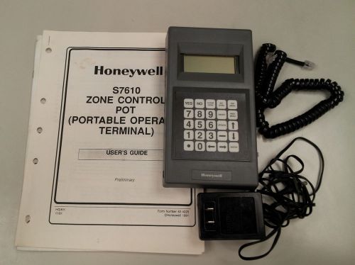 Honeywell s7610b1009 zone control portable operator terminal for sale