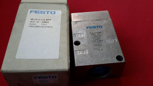 Festo 10841 Pneumatic 3-Way Valve, 1/4&#034;NPT T902 -1/4- VL/O $25