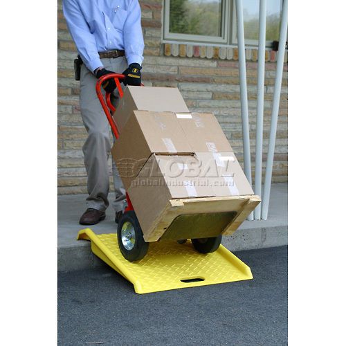 Portable hand truck dolly 1000 lb pound capacity curb ramp lightweight osha new for sale