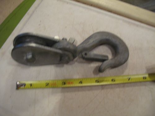 FORGED HOOK / PULLEY SET  3/4 TON