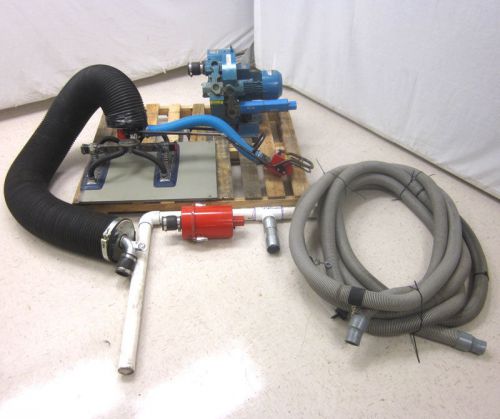 Vaculex anver 5-hp vacuum hoist lift lifting aid system 3-ph 8&#034;-tube 3460-rpm for sale