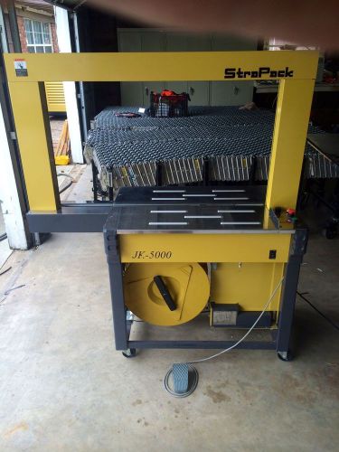 Strapack jk-5000 automatic srapping machine for sale