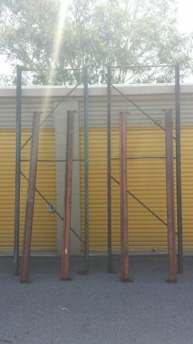 Holiday Special ONE (1) set of warehouse pallet shelf shelves shelving - USED