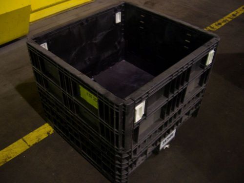 Plastic collapsible bulk container (ropak, arca, buckhorn) for sale