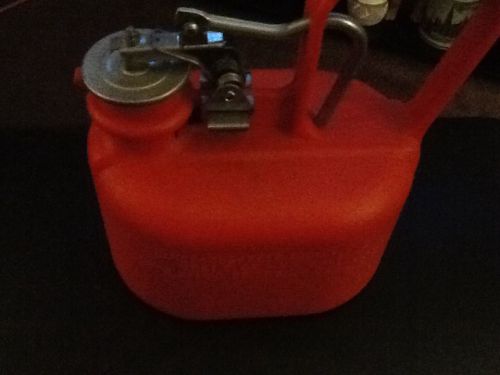 1/2 gallon safety container plastic red for sale