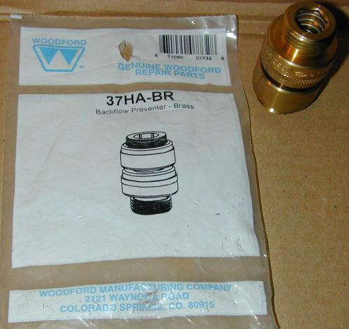 **new**woodford 37ha-br brass double check vacuum breaker backflow preventer for sale